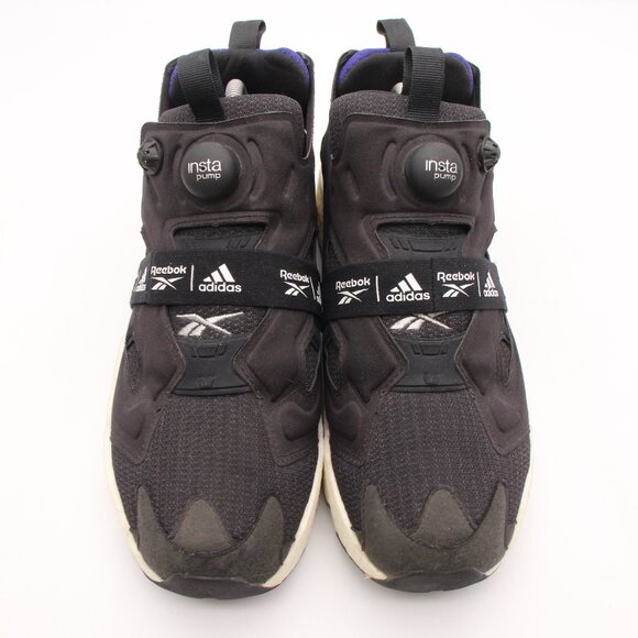 Reebok Instapump Fury x Boost Black Men's Size 10 Athletic Sneakers FW5307 - Picture 2 of 10
